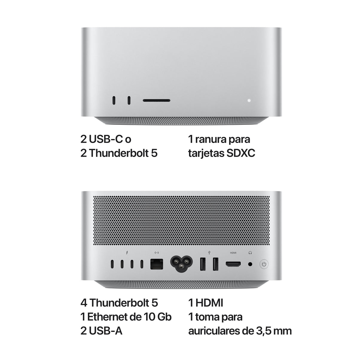 EAN 0195950269345 - Apple Mac Studio Apple M M4 Max 36 GB 512 GB SSD macOS Sequoia Mini PC Plata imagen 5
