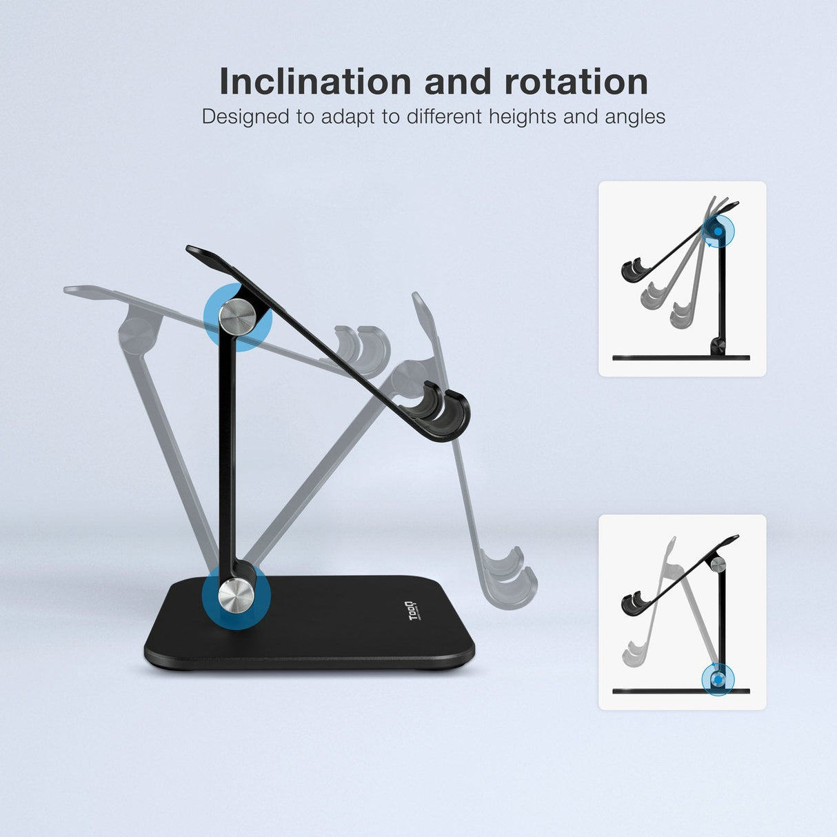 Tooq Soporte Plegable Para Tablet Hasta 13" - Negro