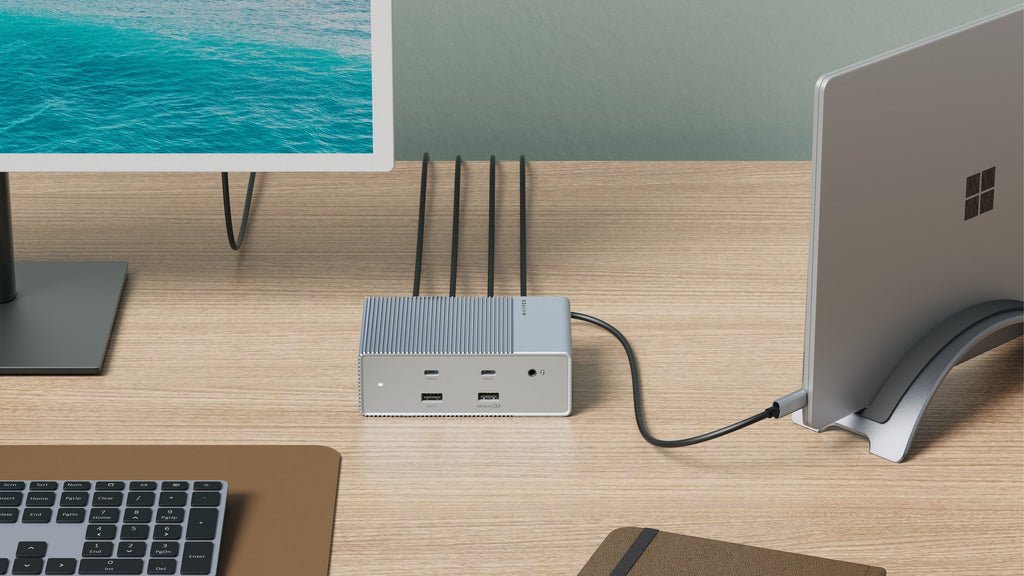 EAN 0817110016421 - HYPER HDG215-EU base para portátil y replicador de puertos Alámbrico USB 3.2 Gen 1 (3.1 Gen 1) Type-C Pla imagen 8