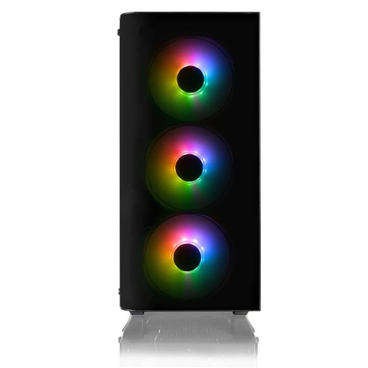 Caja Pc Thermaltake View 21 Tg Rgb Plus Midi Tower Negro