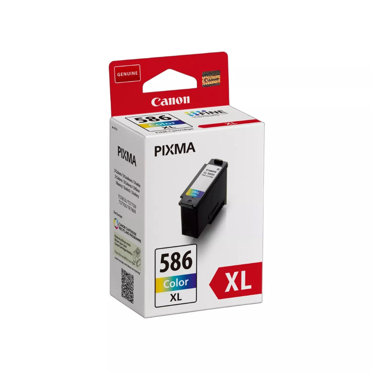 EAN 4549292223392 - Canon CL-586XL cartucho de tinta 1 pieza(s) Original Alto rendimiento (XL) Cian, Magenta, Amarillo imagen 3