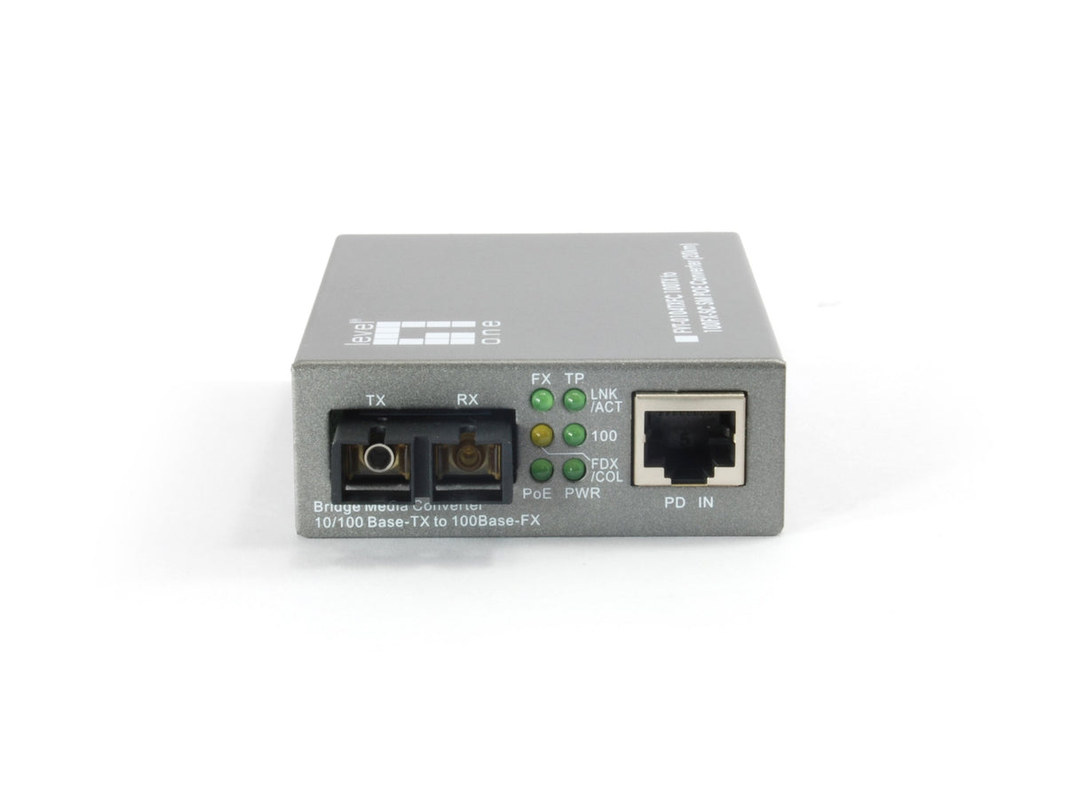 EAN 4015867125663 - LevelOne FVT-0104TXFC convertidor de medio 100 Mbit/s Monomodo Negro imagen 4