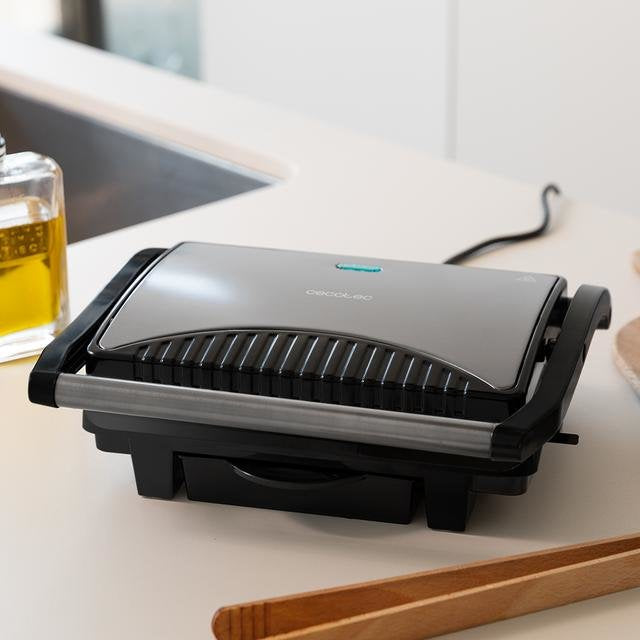 Grill Eléctrico Cecotec Rock N Grill 1000 Dark 1000w Tamaño 254*175mm