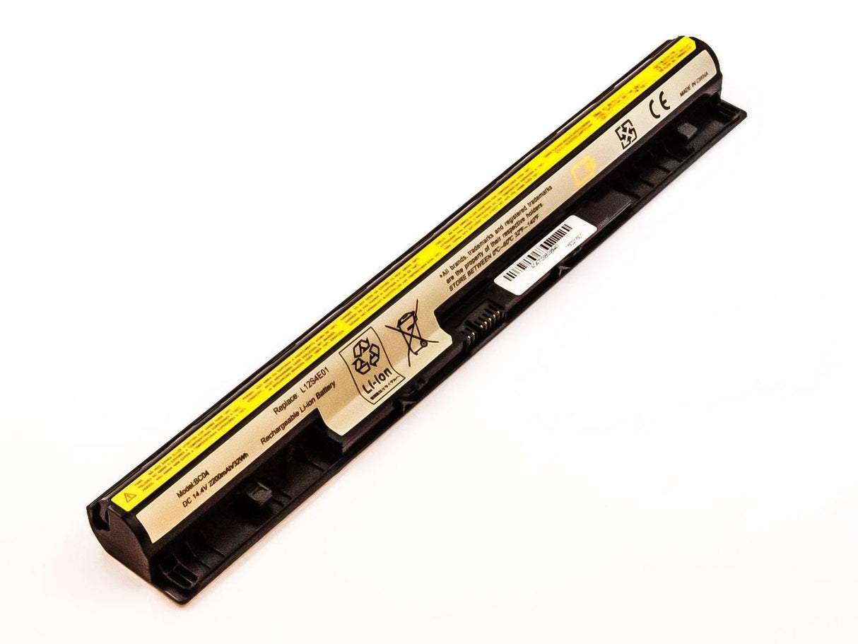 Bateria Portatil Microbattery 14.8v 2600mah 4 Celdas Black Para Lenovo