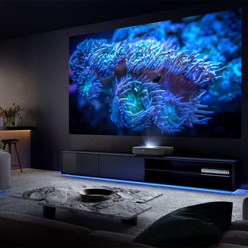 Proyector Hisense Pl1he De Alcance Ultracorto 2100 Lúmenes Ansi Dlp Uhd 4k (3840x2160) Negro