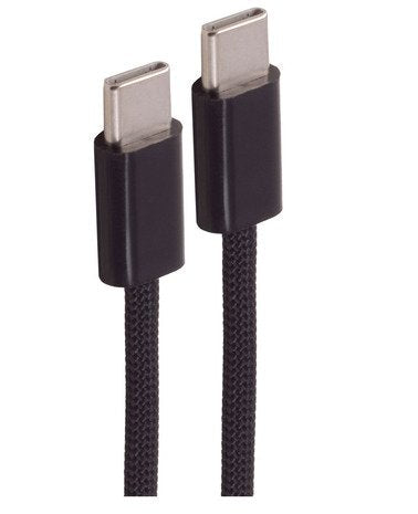 Shiverpeaks Usb-C Cable De Carga, 2.0, 60w, Negro, Textil, 0,5m