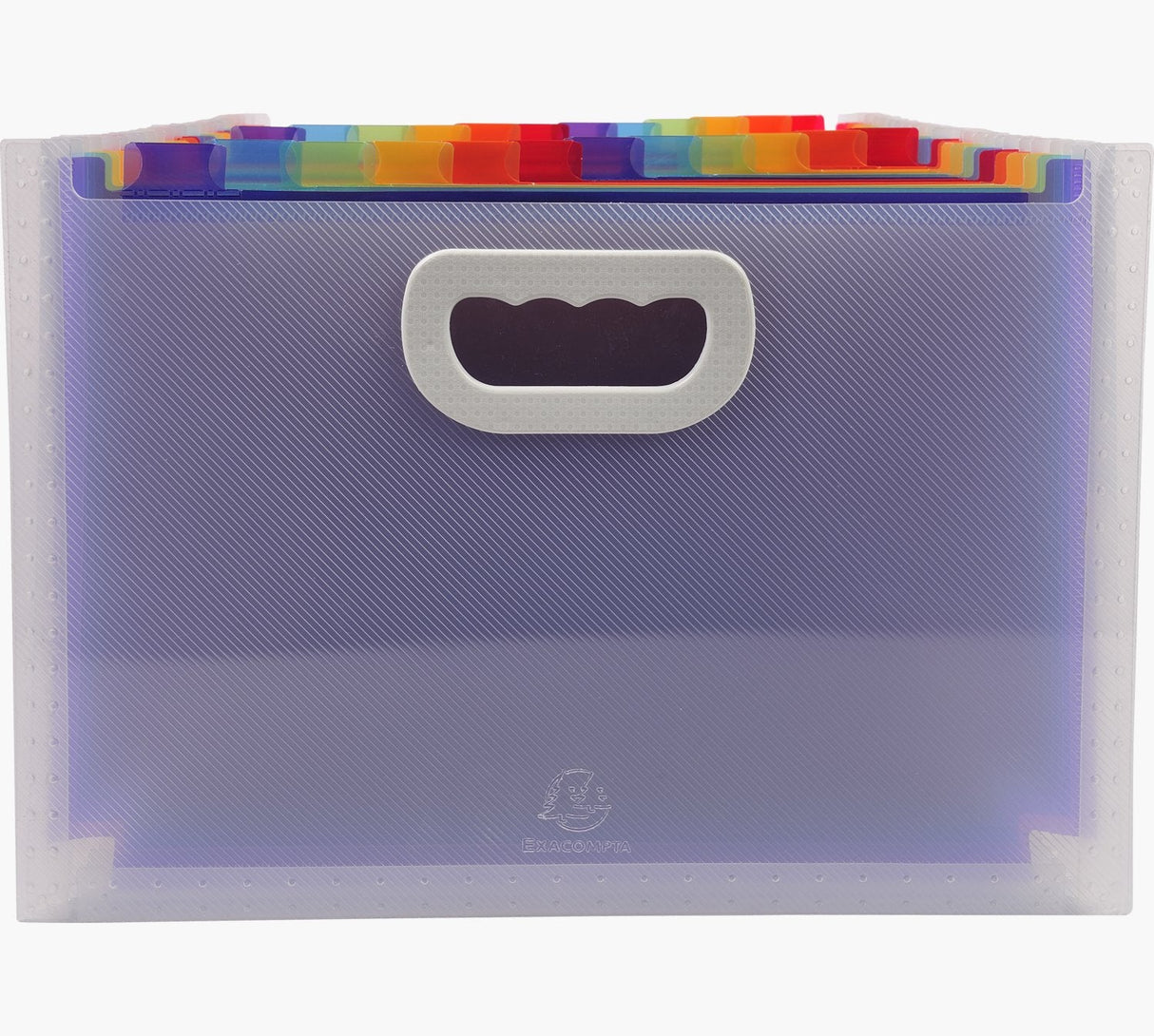 Exacompta Maletín Clasificador C/Asa 24 Compartimentos Cristal