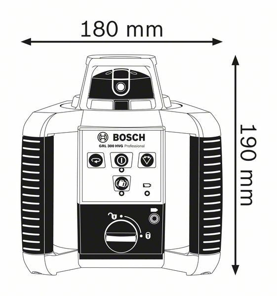 EAN 3165140583145 - Bosch 0 601 061 700 nivelador láser y alineador Nivel de línea 300 m 532 nm (< 5 mW) imagen 2