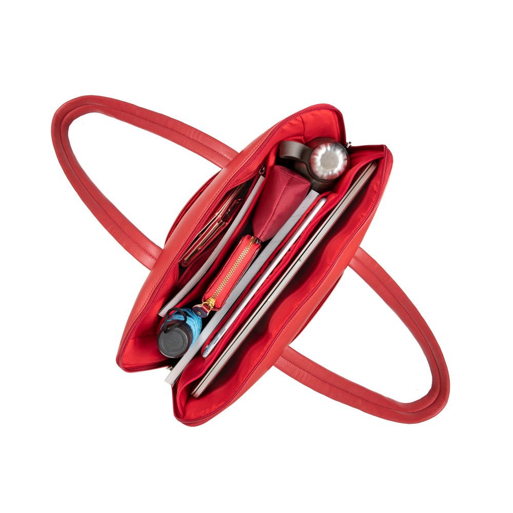 Rivacase 8992 Maletines Para Portátil 35,6 Cm (14") Estuche Para Dama Rojo