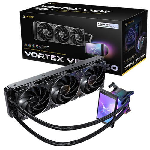 Refrigeracion Liquida Cpu Antec Vortex View 360 Argb Lcd