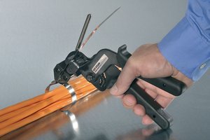 Hellermanntyton Kst-Stg200-Met-Bk/Ml Kabelbinderzange Para Edelstahlkabelbinder