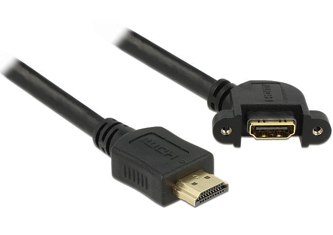 Delock Cable Hdmi A Macho > Hdmi A Hembra Para Instalación 110° Angular 1 M