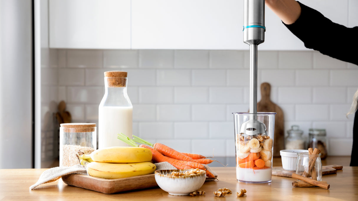 EAN 8435484042932 - Cecotec Power TitanBlack 1200 XL PerfectCream&Crush Batidora de inmersión 1200 W Negro, Verde, Acero inox imagen 4