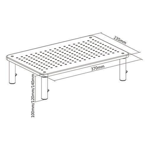 EAN 8716309126205 - Gembird MS-TABLE-01 soporte para monitor Escritorio Negro imagen 4