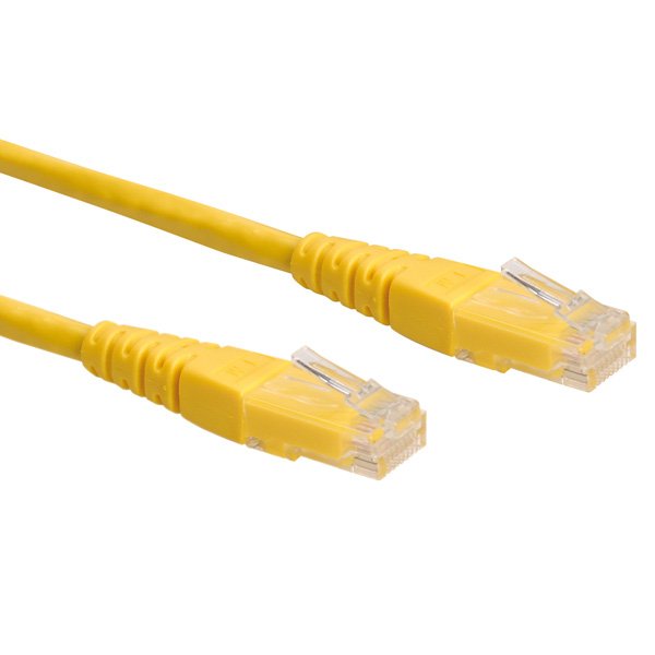 Utp Patch Cord Cat.6, Yellow 3m