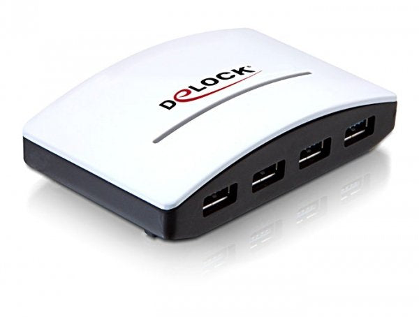 Delock Usb 3.0 External Hub 4 Port 5000 Mbit/S Negro