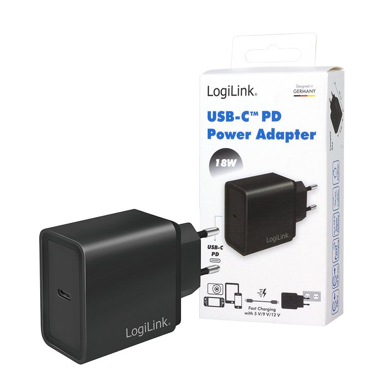 EAN 4052792062595 - LogiLink PA0258 cargador de dispositivo móvil Universal Negro Corriente alterna Carga rápida Interior imagen 10