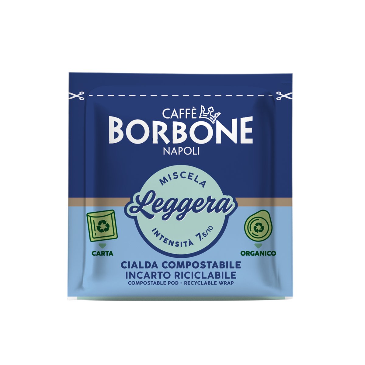 EAN 8055176430238 - Caffè Borbone 44BLEGGERA050N bolsita y cápsula de café Dosis de café 50 pieza(s) imagen 3