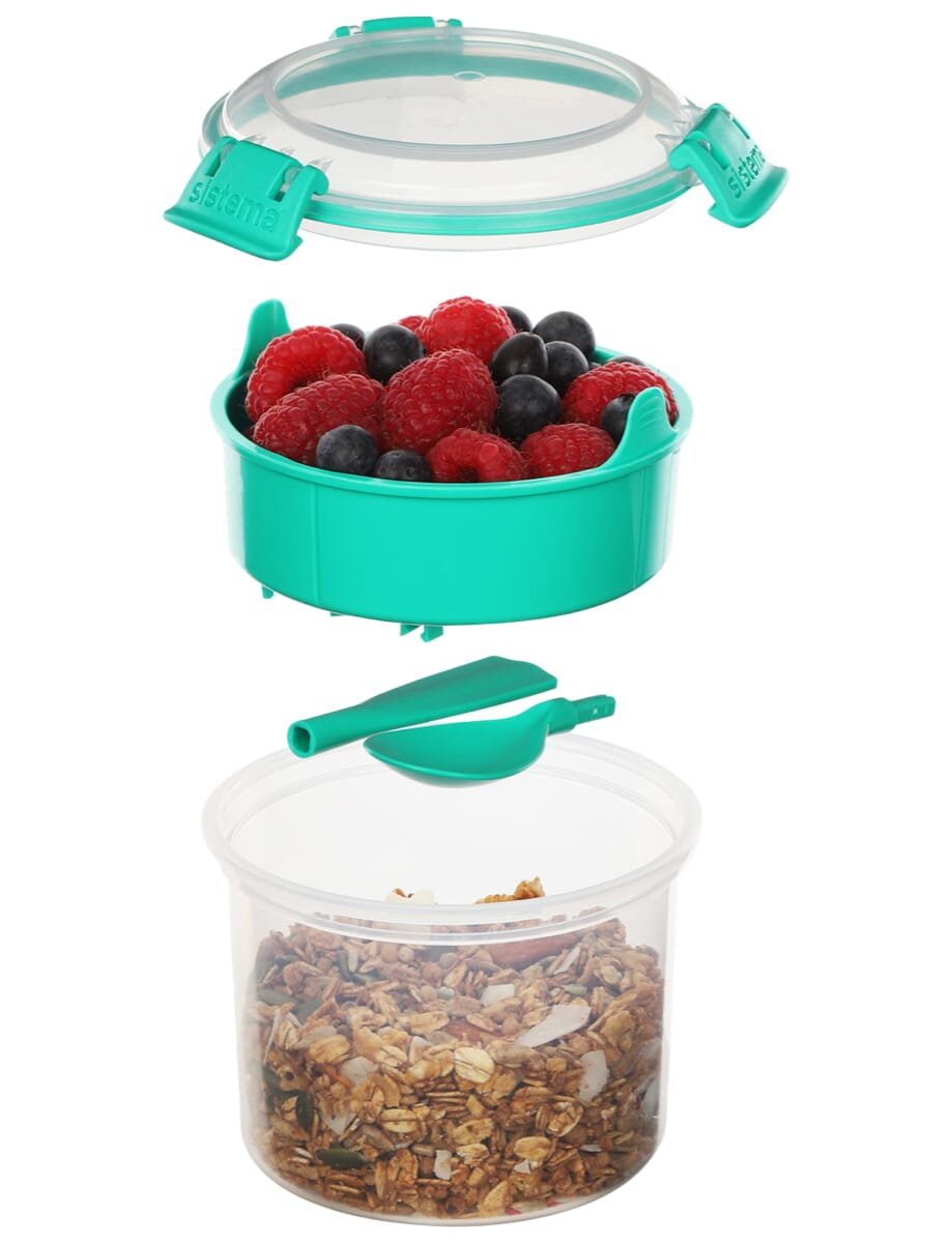 Simema Frühmücksbehälter Breakfam To Go 530 Ml Mint
