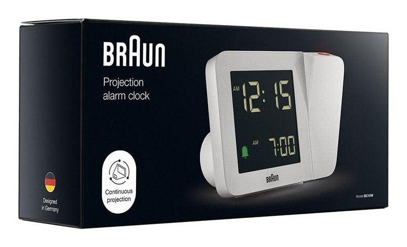 Braun Bc15w-Dcf Digitaler Funk-Projektionswecker