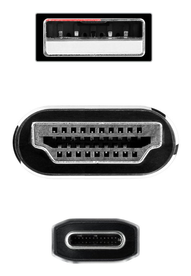 Cable Conversor Hdmi A Usb-C, Hdmi/M-Usb-C/M 1.8 M