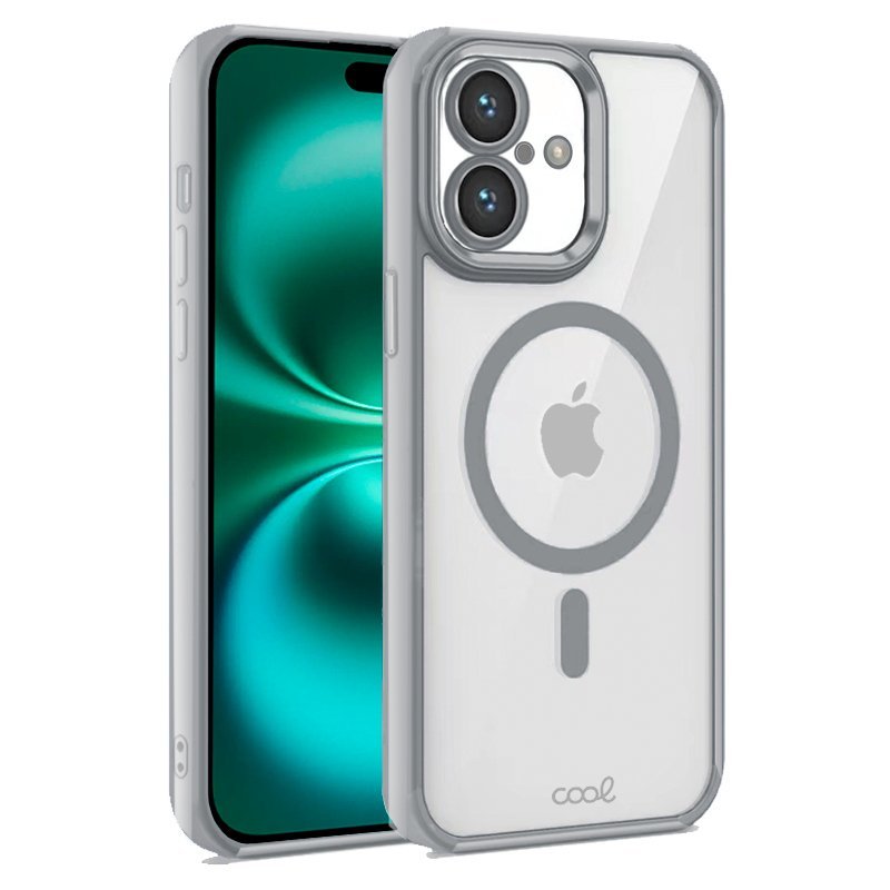 EAN 8434847075471 - COOL Accesorios COOL funda para teléfono móvil 17 cm (6.7") Plata, Transparente imagen 1