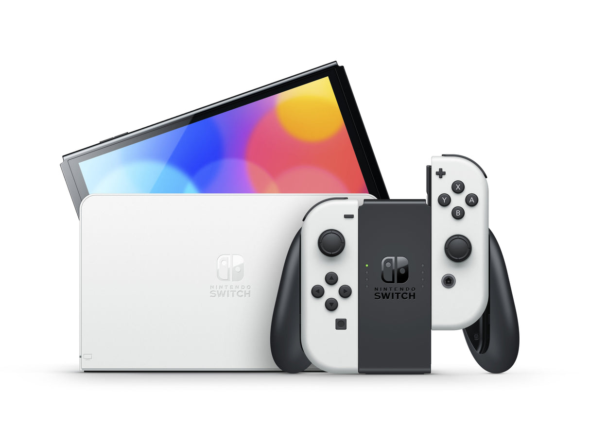 EAN 0045496453435 - Nintendo Switch OLED videoconsola portátil 17,8 cm (7") 64 GB Pantalla táctil Wifi Blanco imagen 2
