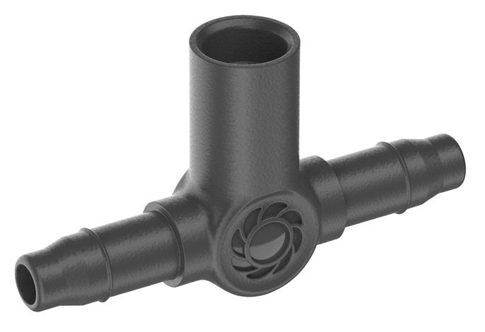 Gardena Micro-Drip-System Pieza En T Para Boquillas De Pulverización/Goteadores Finales, 4,6 Mm (3/16"), Conexión (Gris Oscuro, 5 Piezas