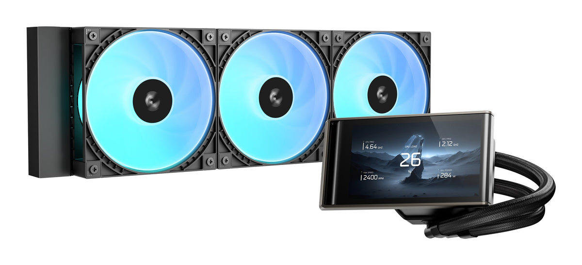 EAN 6933412730163 - DeepCool LT360 VISION ARGB Procesador Kit de refrigeración líquida 12 cm Negro 1 pieza(s) imagen 1