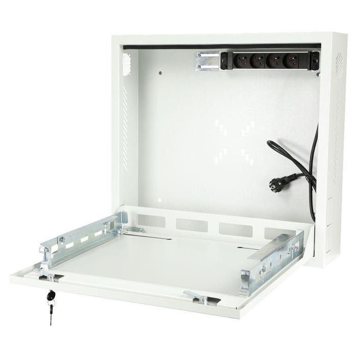 19'' 1u Rack Wall Mount 580 X 546 X 150mm Surveillance Box