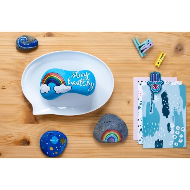 Edding 780 Pack De 3 Rotuladores Permanentes De Tinta Opaca - Punta Redonda - Trazo 0.8mm - Puntas De Recambio