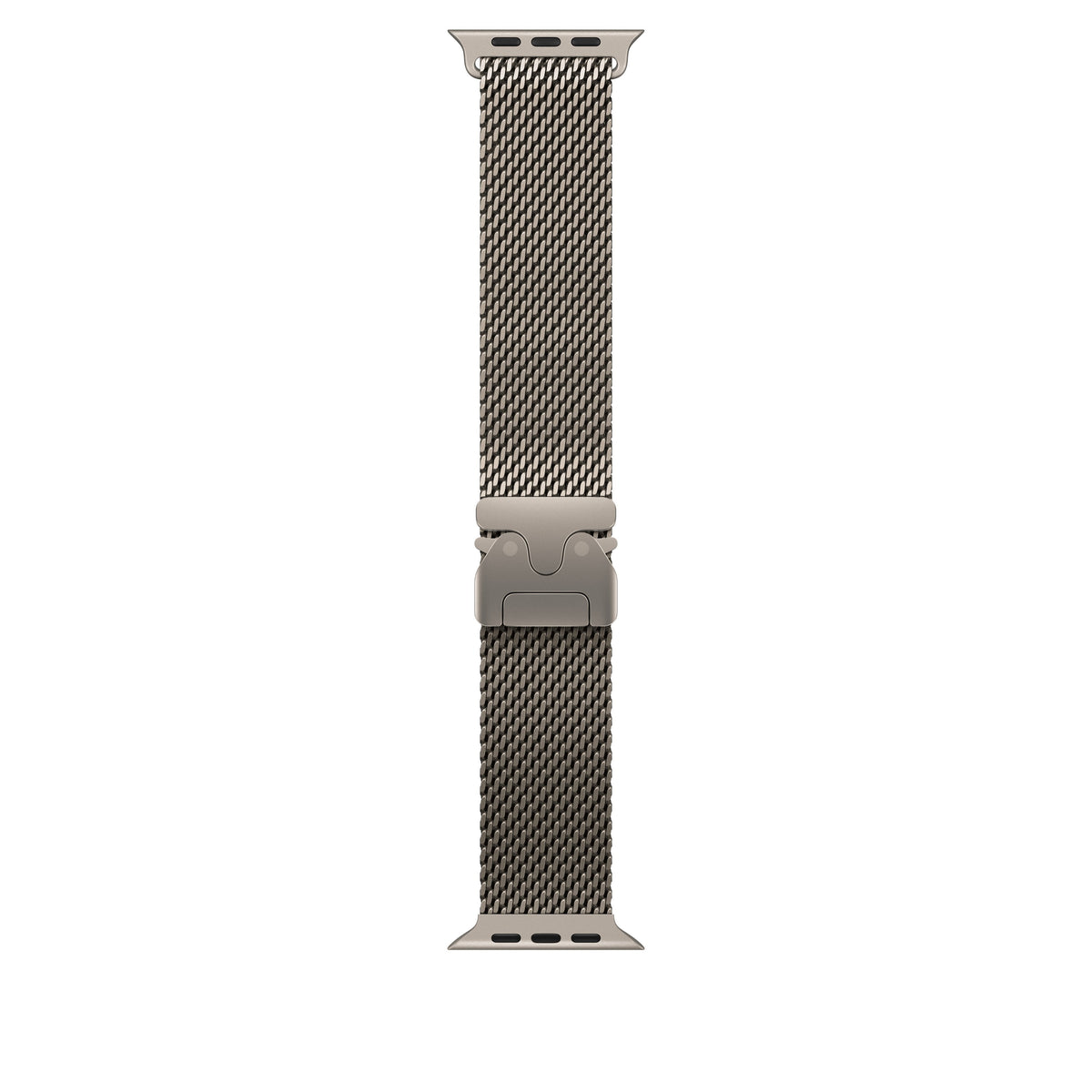 49mm Natural Titanium Milanese