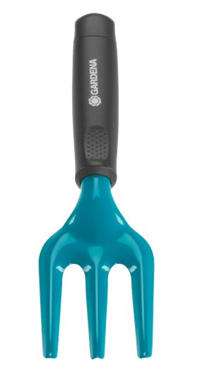 Gardena Classic Flower Tenedor Turquesa, 7.5cm