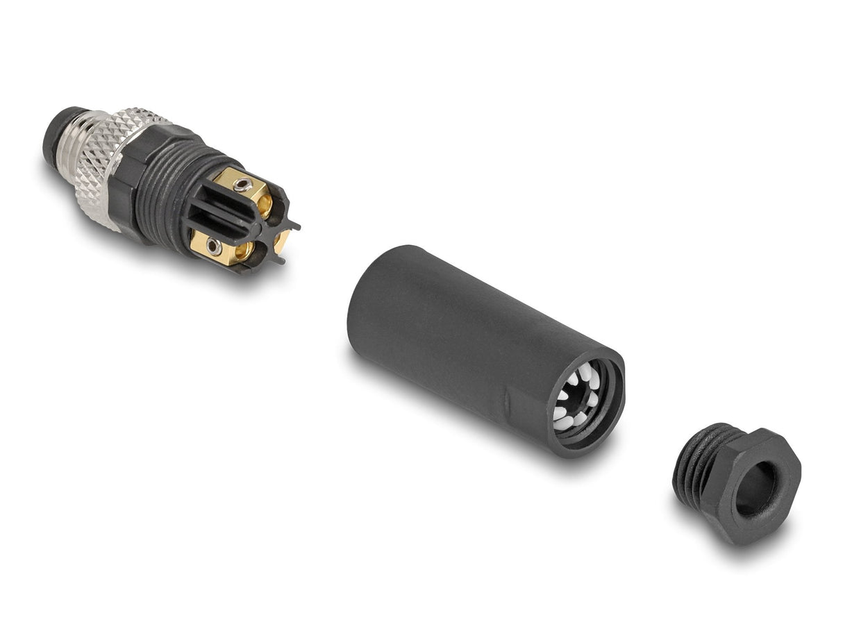 M8 Steckverbinder A-Kodiert 3 Pin Stecker Zur Montage Mit Schraubanschluss