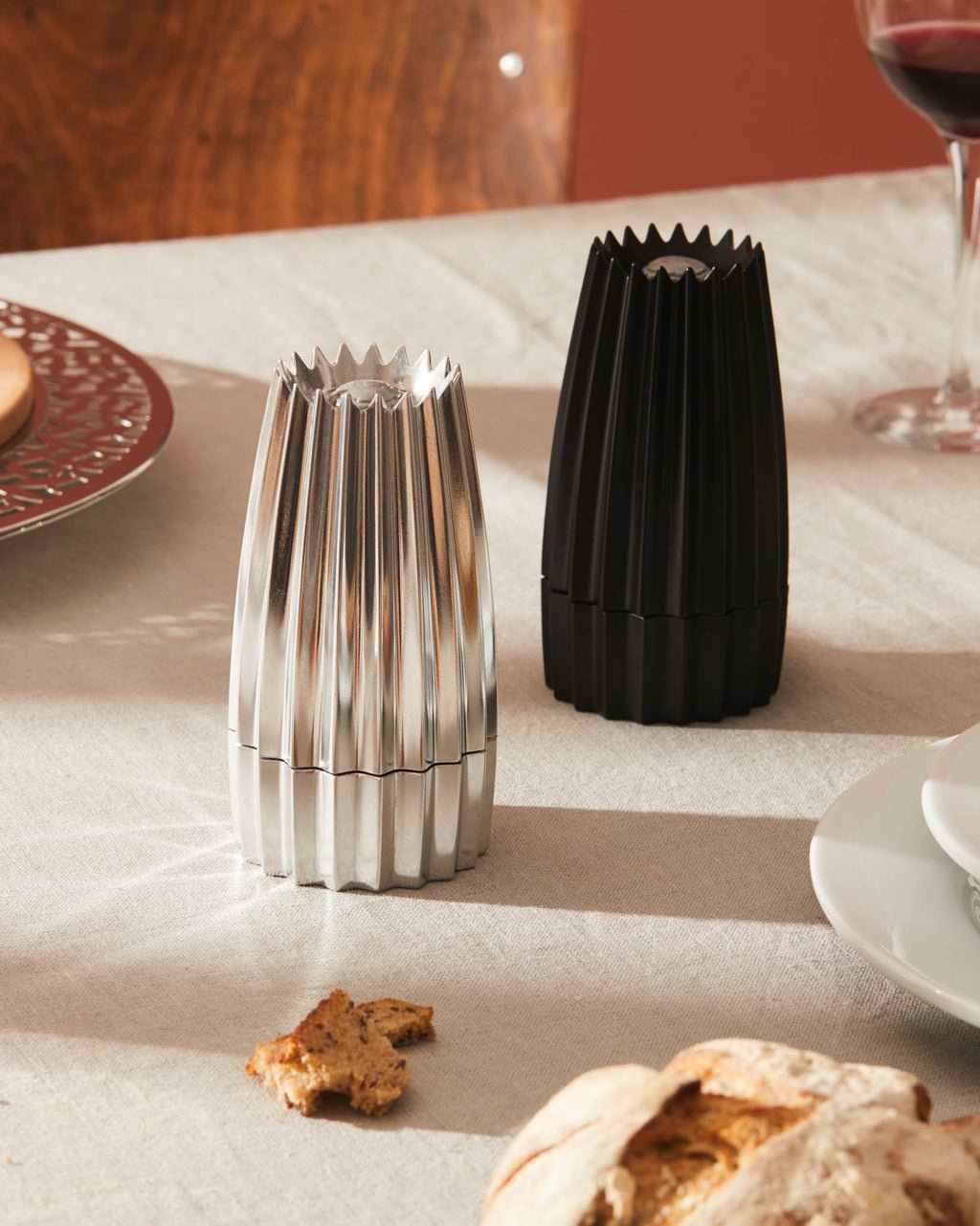 Alessi Wal03 B, Grind Wal03 B - Design-Salzmühle Aus Aluminiumguss, Negro