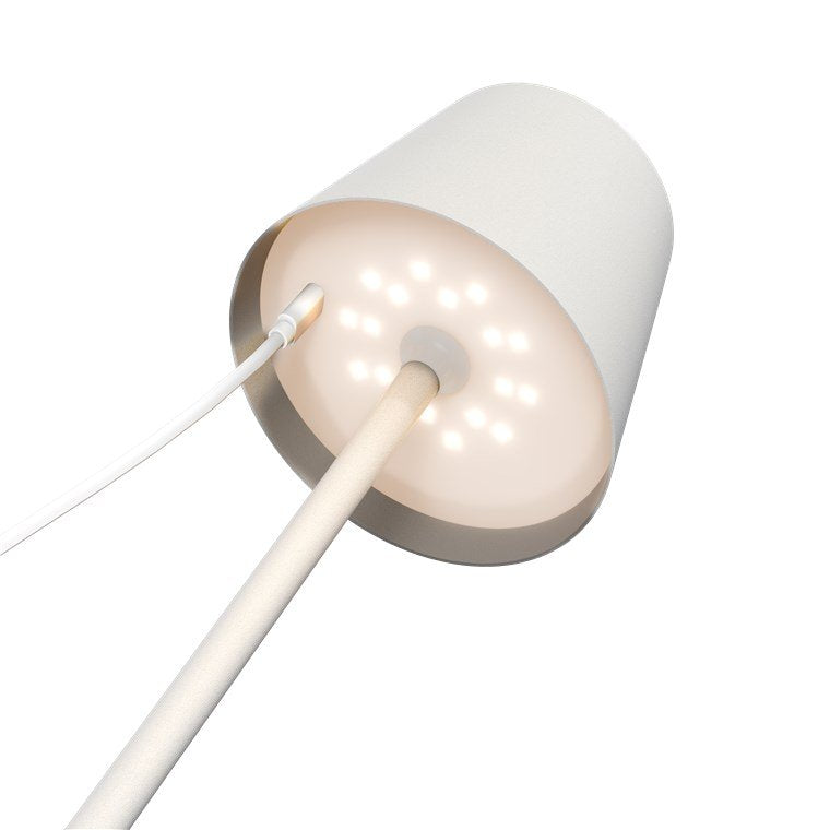 Lámpara De Mesa Led Inalámbrica, Tamaño M, 37 Cm, Blanca
Con Control Táctil, 170 Lm, Luz Blanca Cálida (3000 K) Regulable