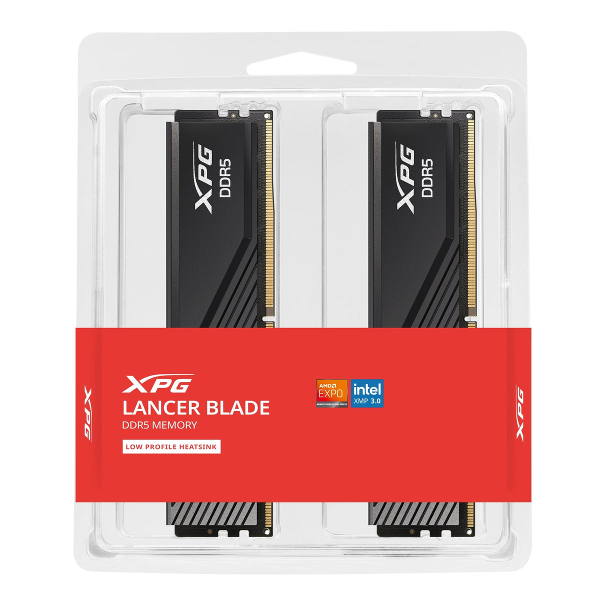 Memoria Adata 32 Gb Ddr5-6400 (2x 16 Gb) Negro, Ax5u6400c3216g-Dtlabrbk, Xpg Lancer Blade Rgb, Intel Xmp, Amd Expo Ax5u6400c3216g-Dtlabrbk