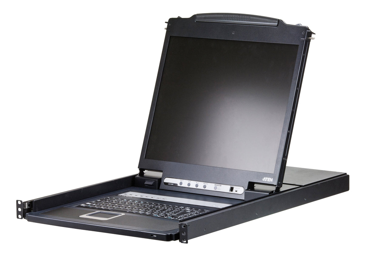 8-Port 19" Lcd Kvm Switch With Uk Keyboard