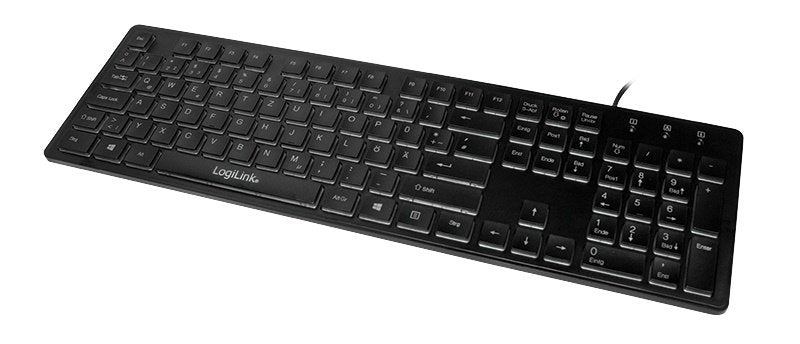 Logilink Id0138 Teclado Universal Usb Alemán Negro