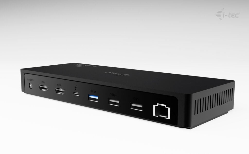 EAN 8595611707421 - i-tec TB4TRIPLEDOCKPD base para portátil y replicador de puertos Alámbrico Negro imagen 3