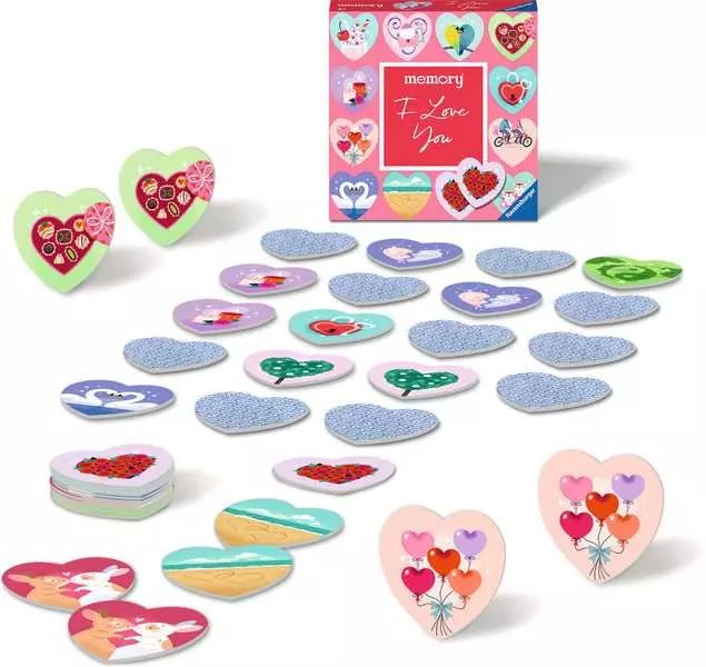 Momentos De Memoria De Ravensburger - Te Amo, Juego De Memoria 22398
