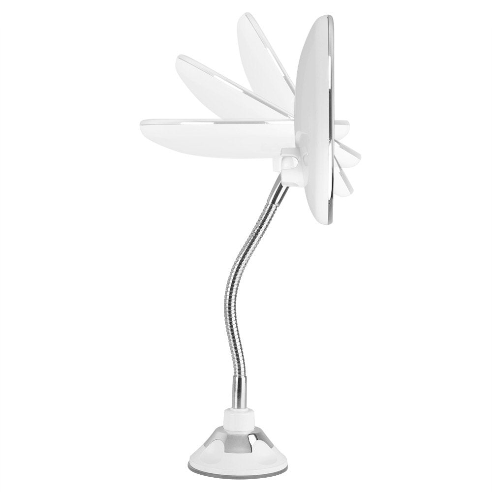 Espejo Cosmético De Pared Con Luz Orbegozo Esp 1020 Telescópico Ø17cm