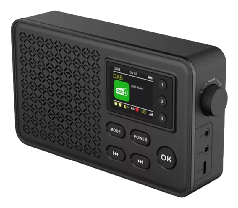 Denver Dab-57 Digitalradio Bt/Wecker Schwarz