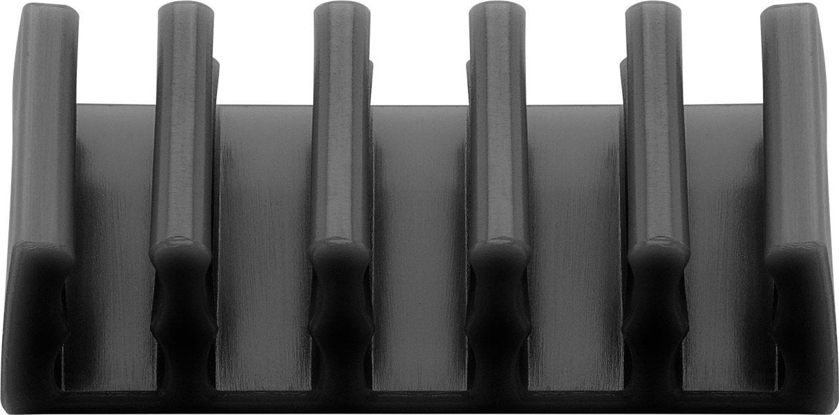 Goobay 70433 Organizador De Cables Escritorio 5-Slots Negro 2 Pieza(S)