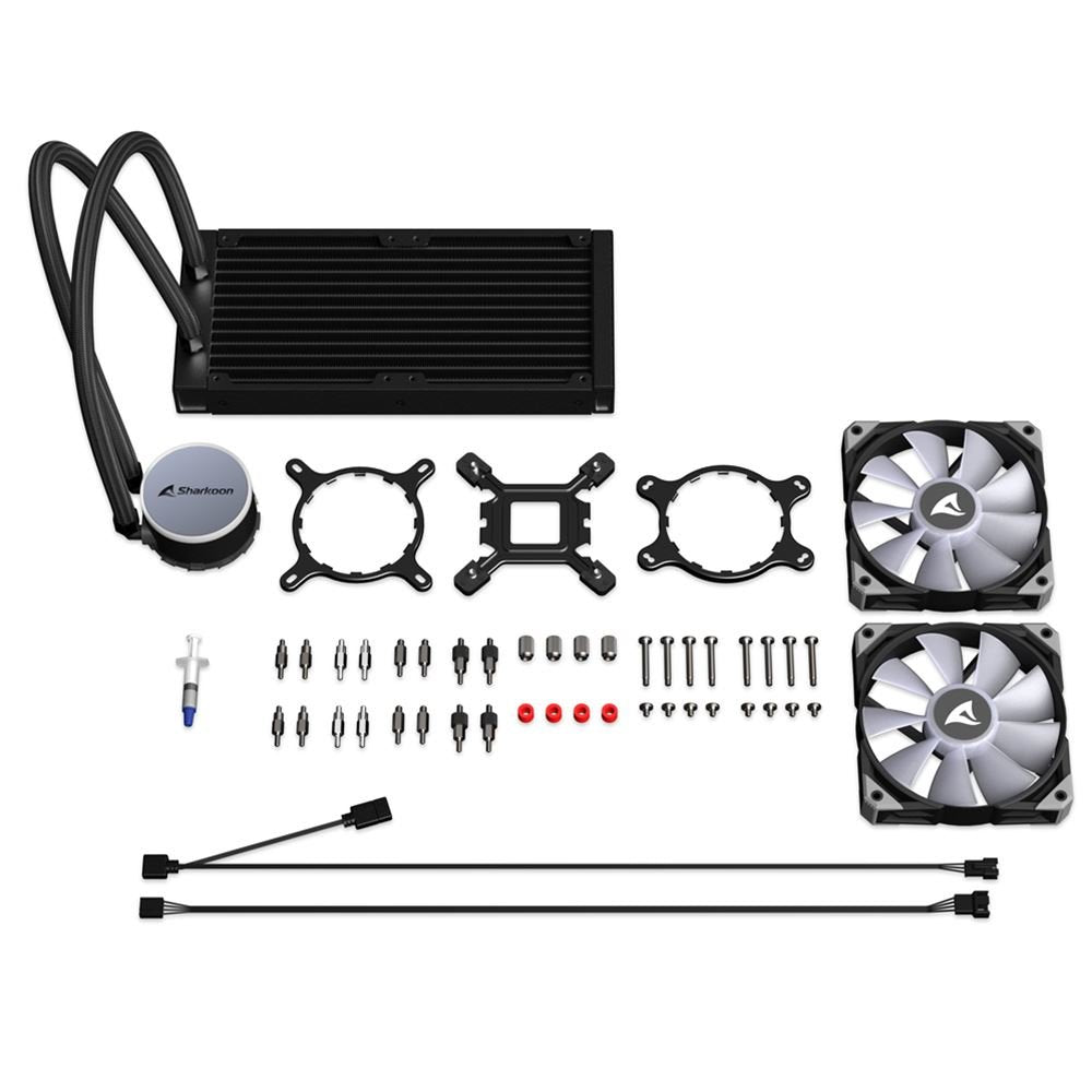 EAN 4044951037995 - Sharkoon S70 rgb Carcasa del ordenador, Procesador Sistema de refrigeración líquida todo en uno 12 cm Neg imagen 15
