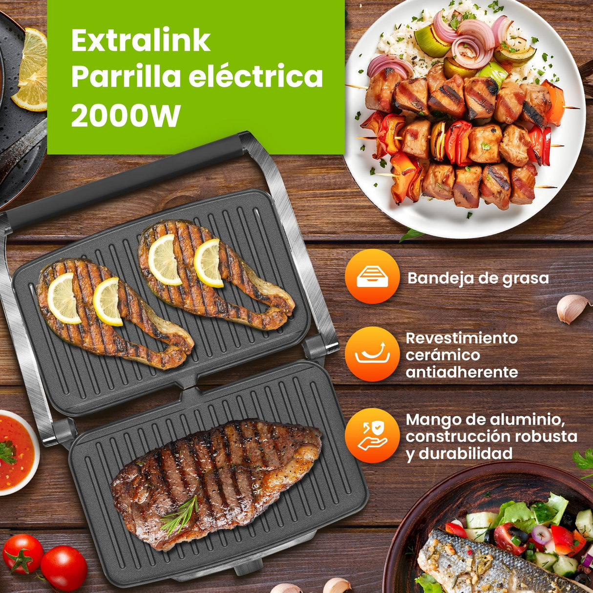 Extralink Smart Life Electric Grill Sj-36