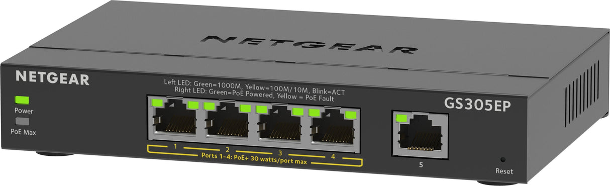 EAN 0606449153149 - NETGEAR 5-Port Gigabit Ethernet PoE+ Plus Switch (GS305EP) Gestionado L2/L3 Gigabit Ethernet (10/100/1000 imagen 3