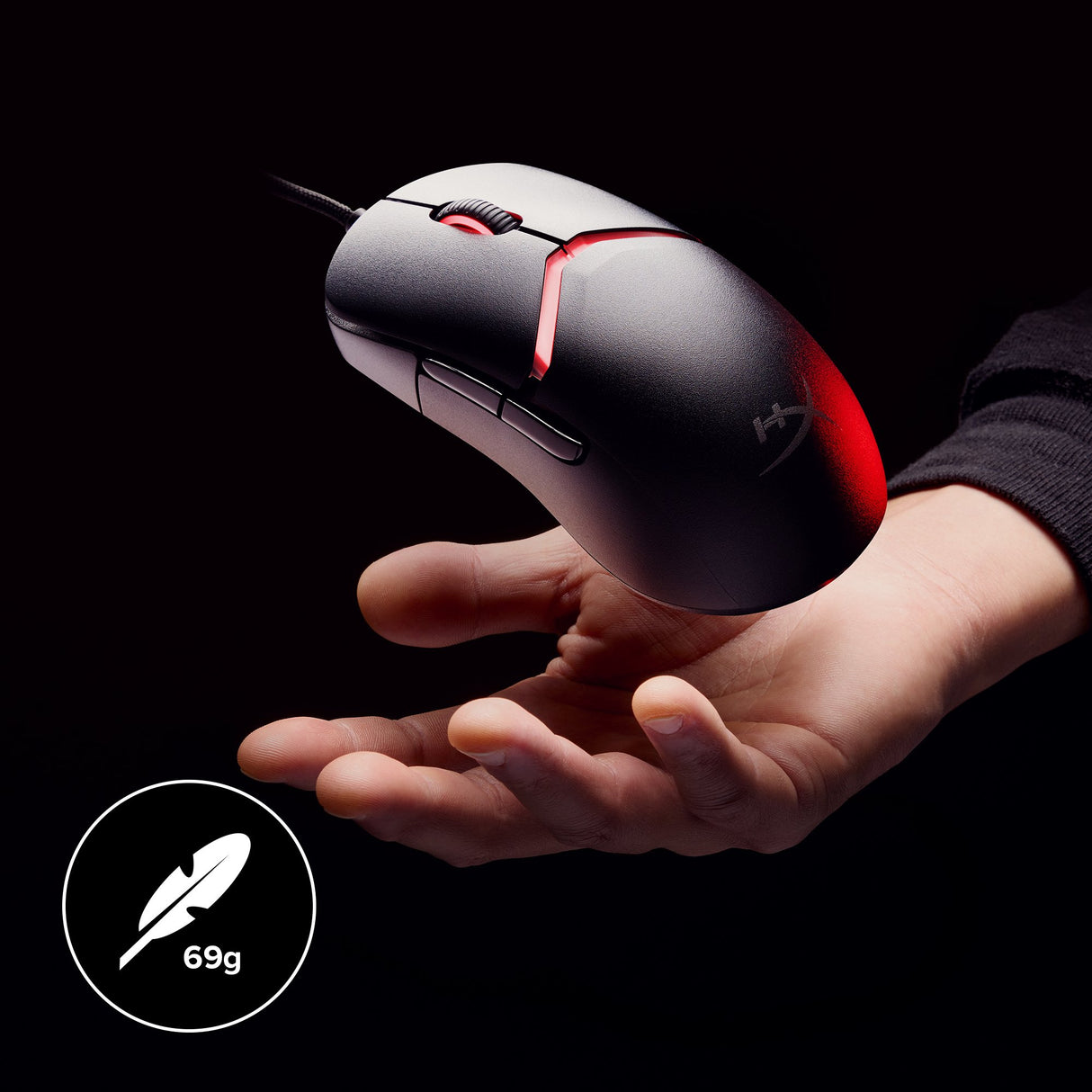 EAN 0198415001641 - HyperX Pulsefire Saga Wired Gaming Mouse ratón Juego Ambidextro USB tipo A Óptico 3200 DPI imagen 13