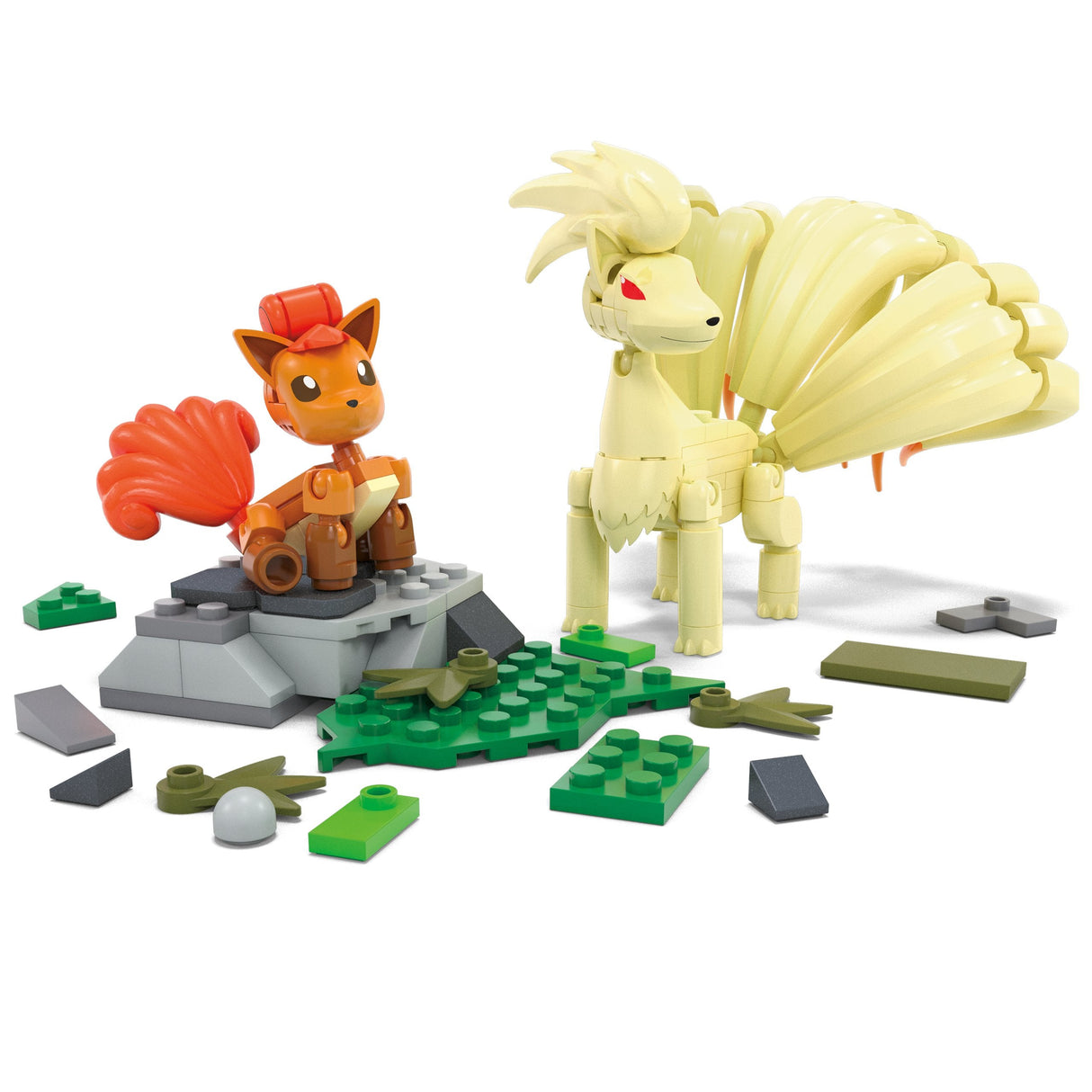 Mattel Mega Pokémon Vulpix Evolution Set, Juguete De Construcción Hth79
