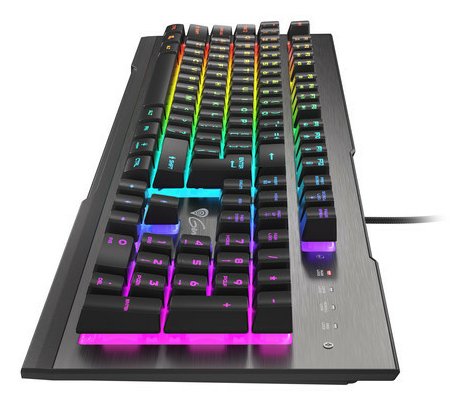 Teclado Gaming Genesis Rhod 500 Rgb Retroiluminado Layout Español